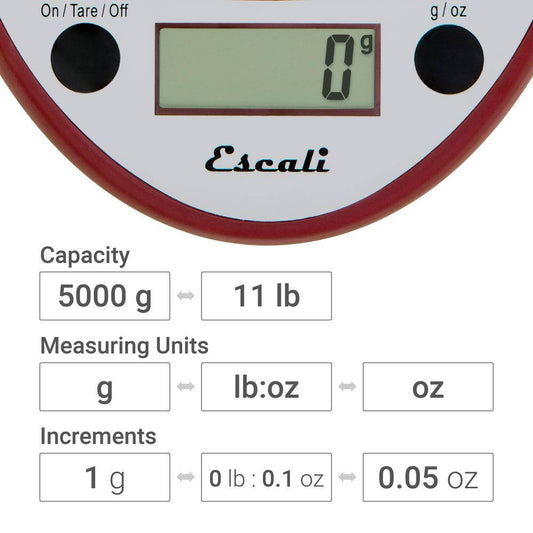 Primo Red Digital Food Scale
