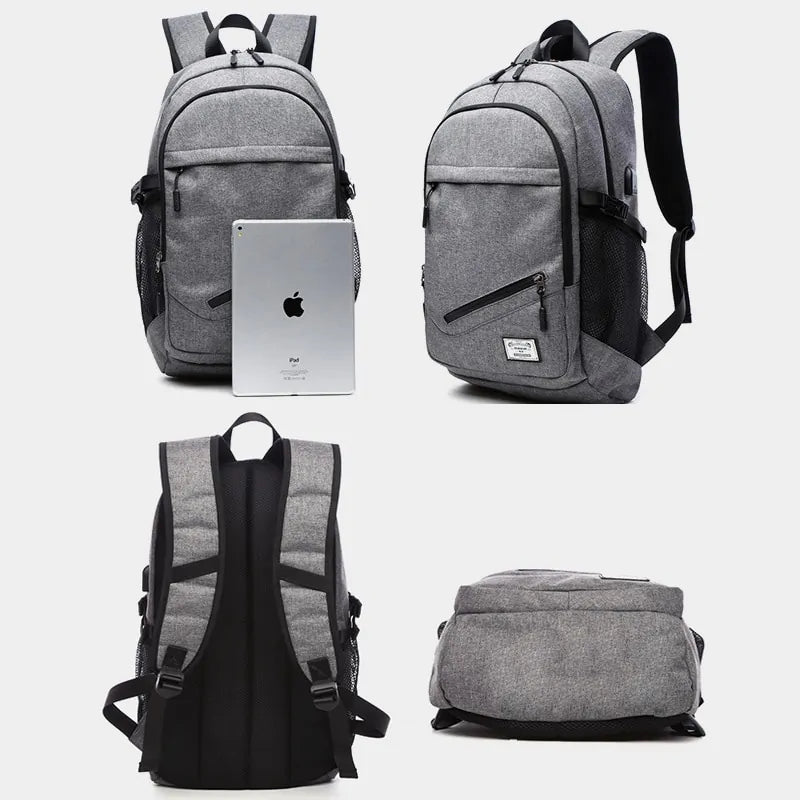 Men's Gym Bag with Basketball Net