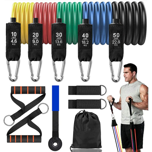 16 Pieces Resistance Band Set