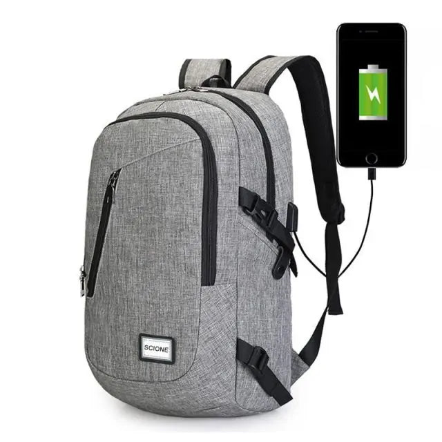 Men's Gym Bag with Basketball Net