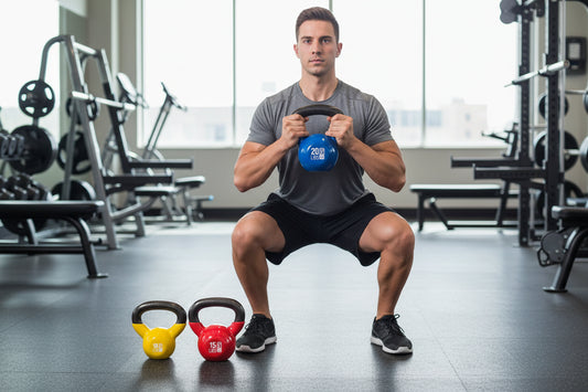 GoFit Ultimate Kettlebell Fit 3-pack - 10-lbs 15-lbs 20-lbs