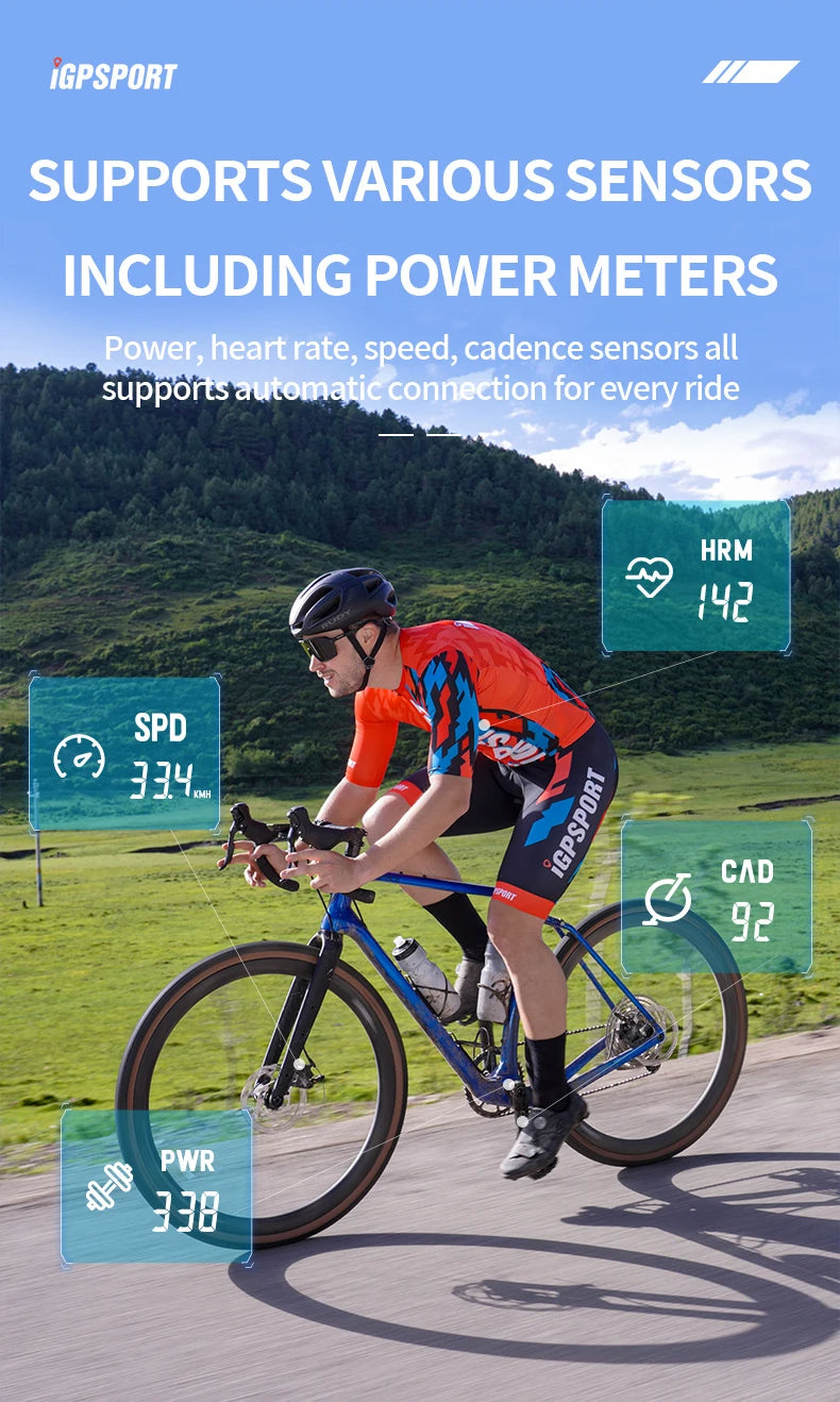 iGPSport Bike GPS Wireless Bluetooth Computer