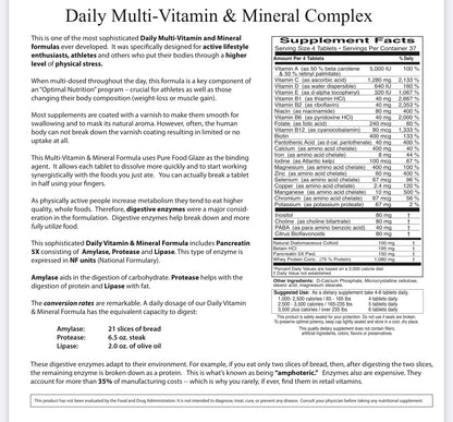 Daily Multi-Vitamin & Mineral Complex