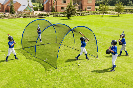Forza Pop-Up Baseball Batting Cage | Portable, Fiberglass Frame with Polyester Netting, Instant Setup for Anywhere Practice | Multiple Size Options, Includes Carry Bag