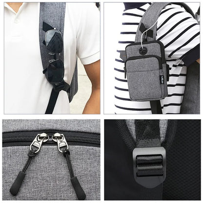 Men's Gym Bag with Basketball Net